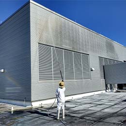 Commercial pressure washing