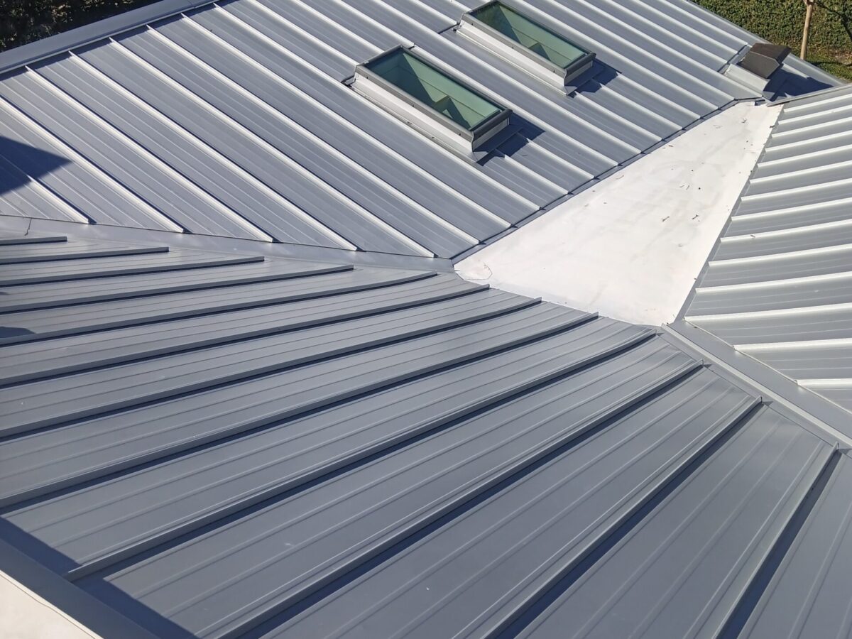 Freshly cleaned residential roof after Roof Cleaning in Winter Garden, FL
