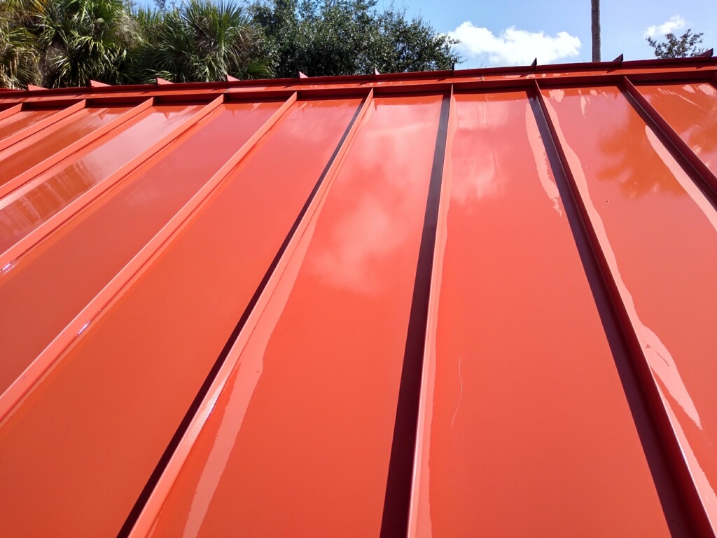 Residential property after Roof Cleaning in The Villages, FL with a cleaner and brighter roof surface