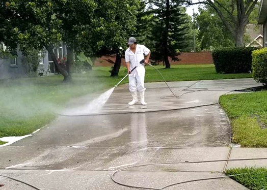Scheduled exterior care after Maintenance Cleaning in Windermere, FL for a luxury residential property