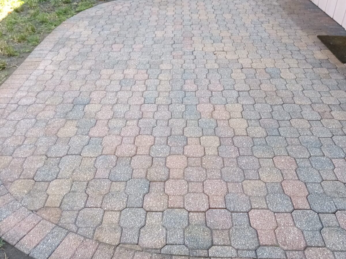 Professional maintenance cleaning near me in Orange City, FL keeping decorative concrete and patios clean throughout the year