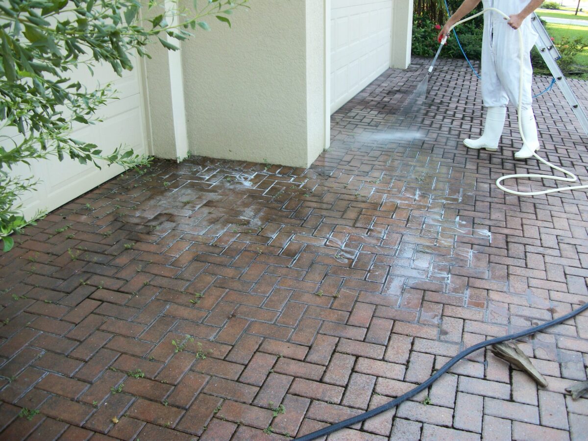 Upscale commercial property after Exterior Building Cleaning in Windermere, FL with refreshed columns and architectural details Upscale commercial property after Exterior Building Cleaning in Windermere, FL with refreshed columns and architectural details