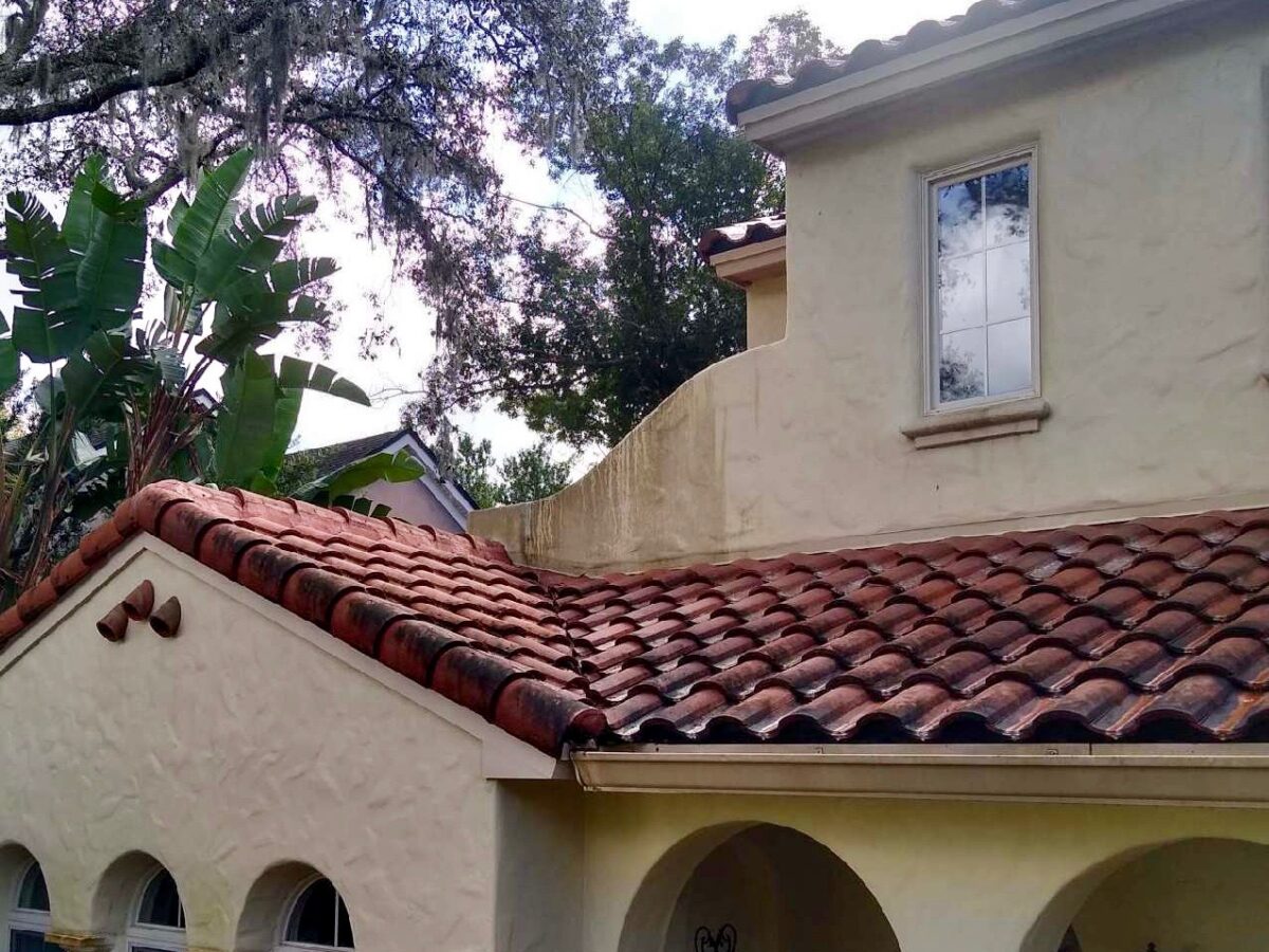 Commercial property after Exterior Building Cleaning in Clermont, FL with refreshed façade and entrance surfaces