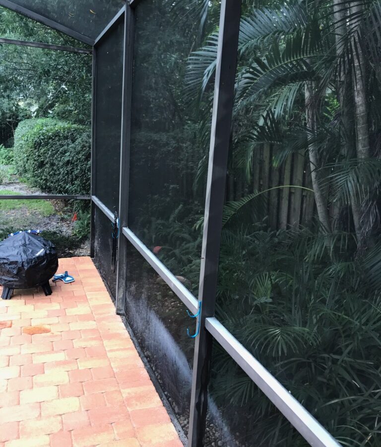 Exterior building cleaning near me in Tavares, FL addressing shaded walls and moisture-exposed exterior surfaces